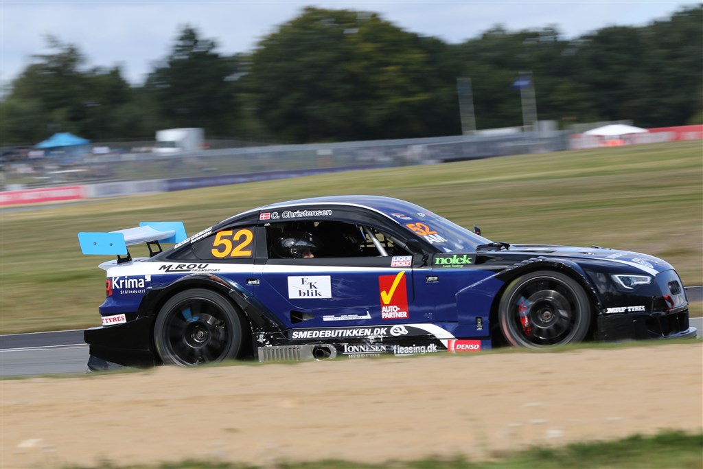 Nymark Racing Academy med helt fremme til GP Danmark - Christoffer Christensen. 
(Foto: Motorsporten.dk)